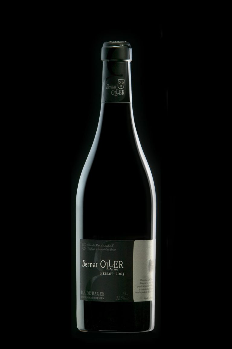 Botella de vino tinto Bernat Oller por Punt de Vista Trargona