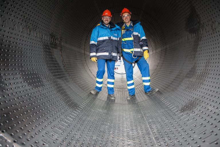Fotografia industrial realizada en BASF planta BSP