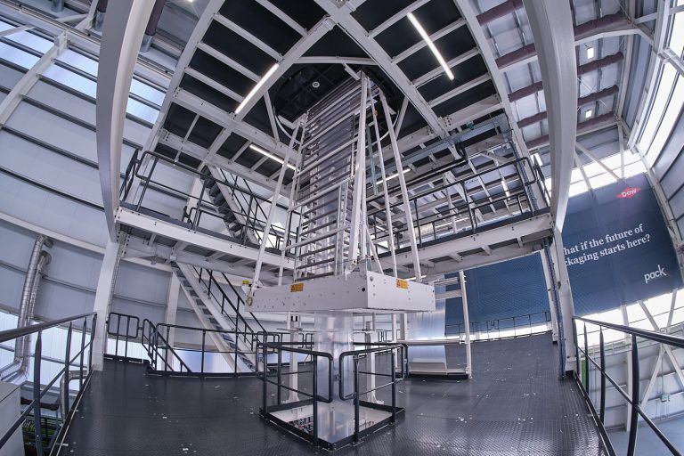 Vista de planta de de fabricacion de quimicos. Fotograia Industrial Tarragona