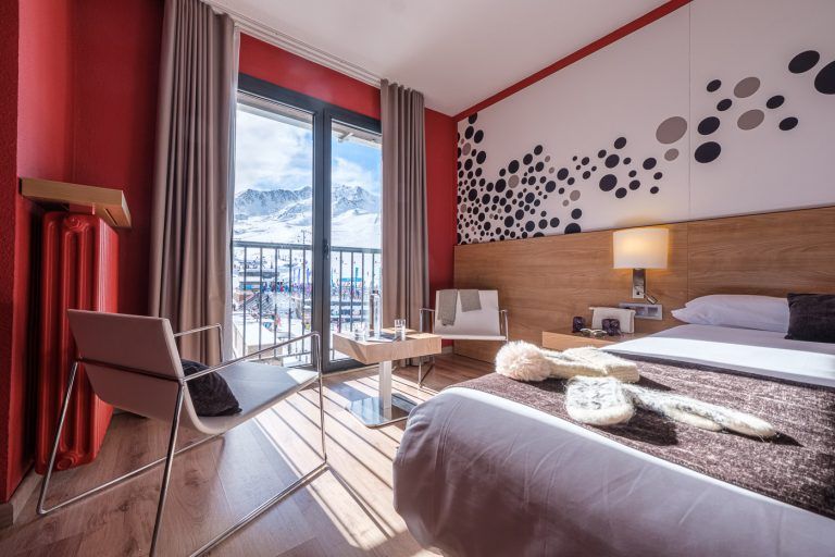 Fotografia de las vistas en una suite del hotel Sporting en Andorra