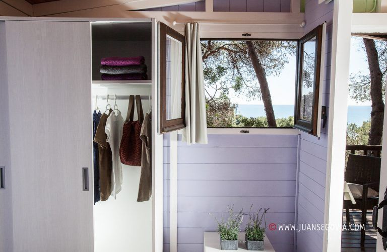 Bungalow con vistas del camping Torre de la Mora en Taragona