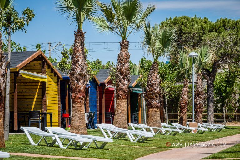 Bungalows en el camping Vendrell Platja