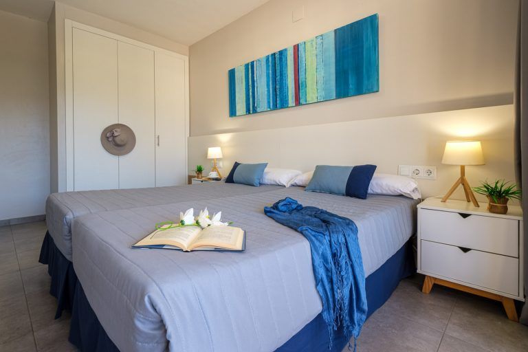 Dormitorio en apartamentos Punta Prima de La Pineda