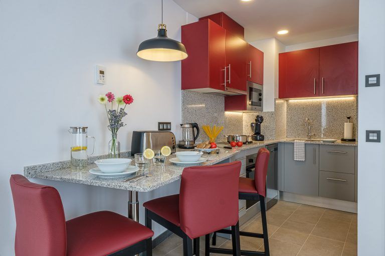 Fotografia de cocina en apartamento Real de Tarragona