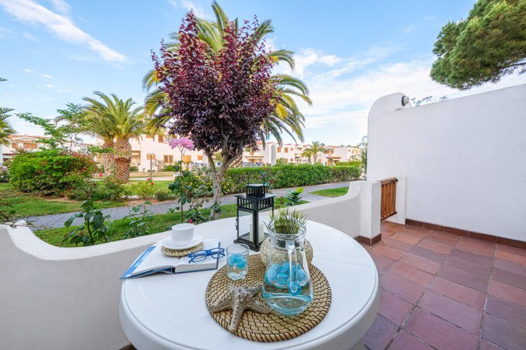 Terraza en apartamentos Punta Prima de La Pineda Tarragona